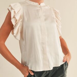 Audrey Blouse in Champagne